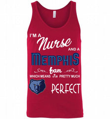 I'M A Nurse And A Memphis Grizzlies Fans Perfect Tank - zezetee