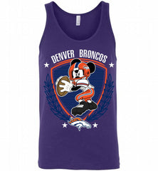 Disney Mickey Denver Broncos Team Tank - zezetee