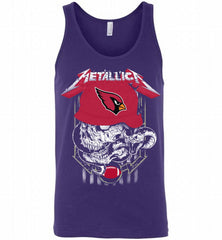 Metallica Skull Snake Arizona Cardinals Tank - zezetee