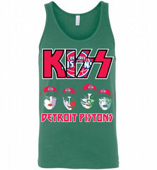 Kiss Detroit Pistons Logo Tank - zezetee