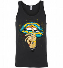 NFL Chargers Lip Shut The Fuck Up Tank - zezetee