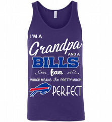 I'M A Grandpa And A Buffalo Bills Pretty Much Perfect Tank - zezetee