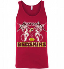 Metallica Washington Redskins Logo Tank - zezetee