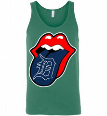 Detroit Tigers  x The Rolling Stones Logo Tank - zezetee