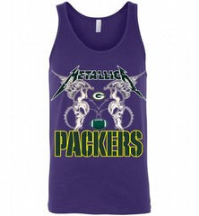 Metallica Green Bay Packers Logo Tank - zezetee