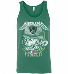 Metallica Skull Snake Brooklyn Nets Tank - zezetee