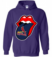 St Louis Cardinals  x The Rolling Stones Logo Hoodie - zezetee