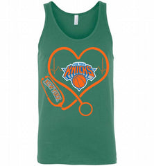 Nurse Heartbeat Love New York Knicks Tank - zezetee