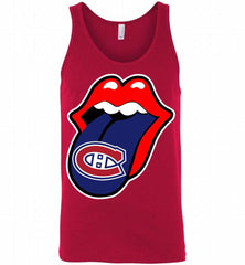 Montreal Canadiens  x The Rolling Stones Logo Tank - zezetee