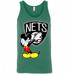 Disney Mickey Mouse Dabbing Brooklyn Nets Tank - zezetee