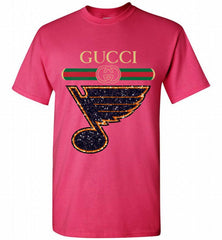 Gucci St Louis Blues Logo Shirt - zezetee