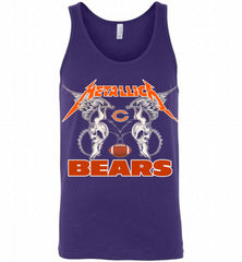 Metallica Chicago Bears Logo Tank - zezetee