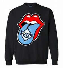 Tampa Bay Rays  x The Rolling Stones Logo Crewneck Sweatshirt - zezetee