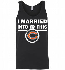 I MARRIED INTO THIS NFL Chicago Bears Fans Gift Tank - zezetee