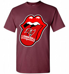 Tampa Bay Buccaneers  x The Rolling Stones Logo Shirt - zezetee