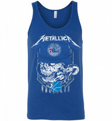 Metallica Skull Snake Philadelphia 76ers Tank - zezetee