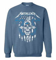 Metallica Snake Skull Orlando Magic Logo Crewneck Sweatshirt - zezetee
