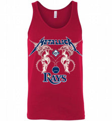 Metallica Tampa Bay Rays Logo Tank - zezetee