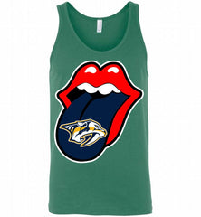 Nashville Predators  x The Rolling Stones Logo Tank - zezetee