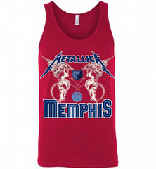 Metallica Memphis Grizzlies Logo Tank - zezetee