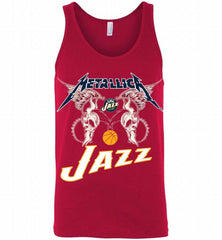 Metallica Utah Jazz Logo Tank - zezetee