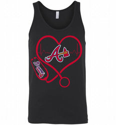 Nurse Heartbeat Atlanta Braves Tank