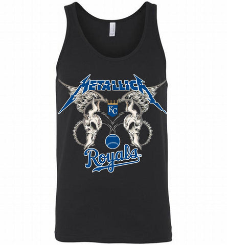 Metallica Kansas City Royals Logo Tank - zezetee