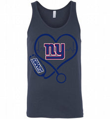 Nurse Heartbeat New York Giants Tank - zezetee