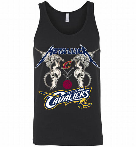 Metallica Cleveland Cavaliers Logo Tank - zezetee