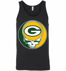 NFL GREEN BAY PACKERS GRATEFUL DEAD FAN FAN FOOTBALL Tank