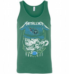 Metallica Skull Snake Tennessee Titans Tank - zezetee