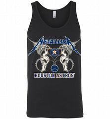 Metallica Houston Astros Logo Tank - zezetee