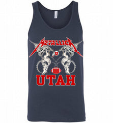 Metallica Utah Utes Logo Tank - zezetee