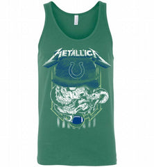 Metallica Skull Snake Indianapolis Colts Tank - zezetee