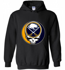 NHL TEAM BUFFALO SABRES X GRATEFUL DEAD LOGO BAND Hoodie - zezetee