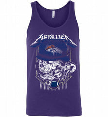 Metallica Skull Snake Denver Broncos Tank - zezetee