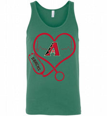 Nurse Heartbeat Arizona Diamondbacks Tank - zezetee