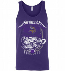 Metallica Skull Snake Minnesota Vikings Tank - zezetee