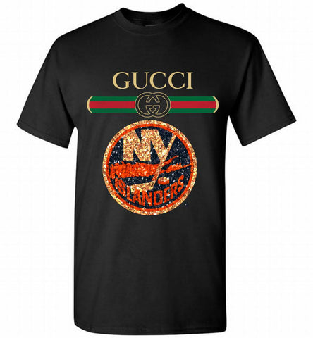 Gucci New York Islanders Logo Shirt - zezetee