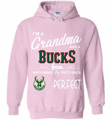 I'M A Grandma And A Milwaukee Bucks Fans Perfect Hoodie - zezetee