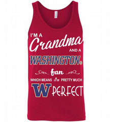 I'M A Grandma And A Washington Huskies Fan Tank - zezetee