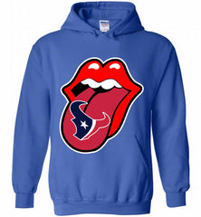 Houston Texans  x The Rolling Stones Logo Hoodie - zezetee