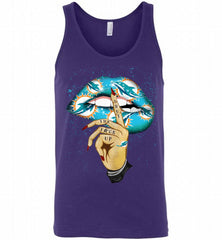 NFL Miami Dolphins Lip Shut The Fuck Up Tank - zezetee