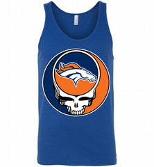 Denver Boise State Broncos Grateful Dead Logo Band Tank - zezetee