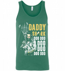 AQUAMAN DADDY SHARK DOO DOO DOO DOO DOO Tank - zezetee