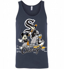 Mickey Goofy Donald Chicago White Sox Teams Tank - zezetee
