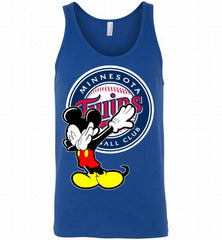 Disney Mickey Mouse Dabbing Minnesota Twins Tank - zezetee