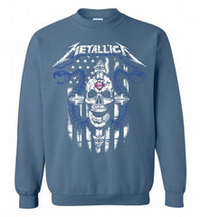 Metallica Philadelphia Phillies Logo Crewneck Sweatshirt - zezetee
