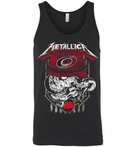 Metallica Skull Snake Carolina Hurricanes Tank - zezetee