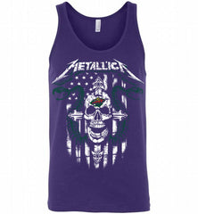 Metallica Snake Skull Minnesota Wild Logo Tank - zezetee